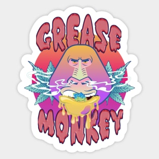 Grease Monkey (Berry) Sticker